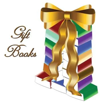 Gift Books Stock Illustration