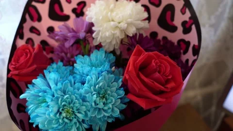 Gift bouquet Stock Footage 191568686