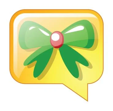 Gift bow Stock Illustration