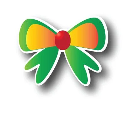Gift bow Stock Illustration