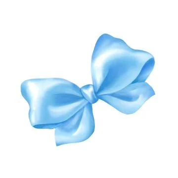 Gift bow isolated on white Stock Illustration