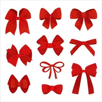 Gift Bows Illustration Illustrazione stock