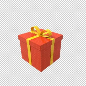 Gift box 3D Stock Illustration
