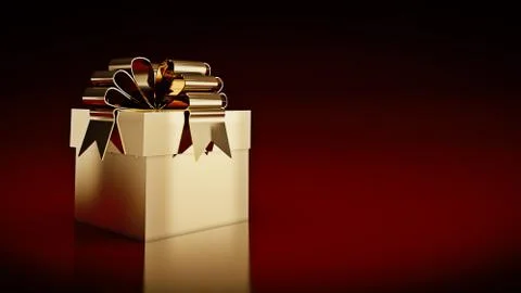 Gift box. 3d rendering Stock Illustration