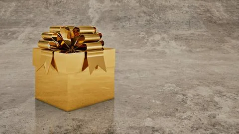Gift box. 3d rendering Stock Illustration