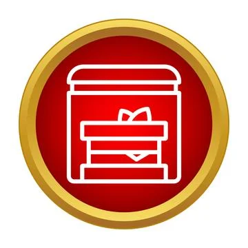 Gift box and present icon displaying celebration Stock Illustration