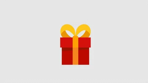 Gift Box Animated Stock Footage 153289121