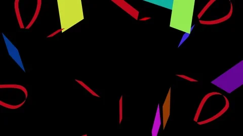 Gift box animation. Gift box with geometric graphic holiday background video. Stock Footage 289900640