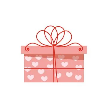 Gift box for any holiday, vector illustration Stock Illustration