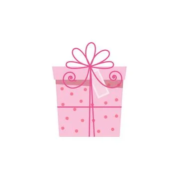 Gift box for any holiday, vector illustration Stock Illustration