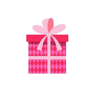 Gift box for any holiday, vector illustration Stock Illustration