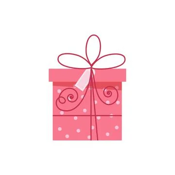 Gift box for any holiday, vector illustration Stock Illustration