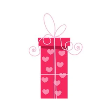 Gift box for any holiday, vector illustration Stock Illustration