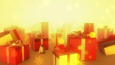 Gift Box Celebrities 3d Render 스톡 일러스트