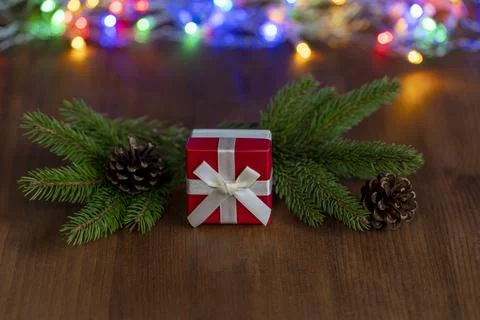 Gift box Christmas Stock Photos