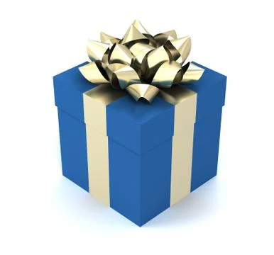Gift box concept 3d illustration Stock Illustration