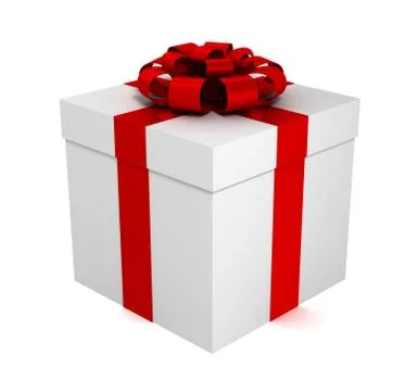 Gift box concept  3d illustration Illustrazione stock