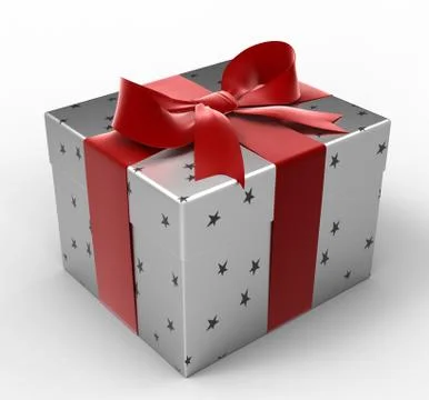 Gift box concept  3d illustration Stockillustratie