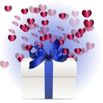 Gift box concept Stock Illustration