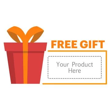 Gift box concept, loyalty program, earn points, exchange gift box, more discount Illustrazione stock