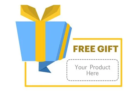 Gift box concept, loyalty program, earn points, exchange gift box, more discount Illustrazione stock
