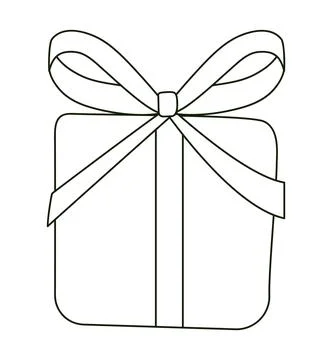 Gift box design Illustrazione stock