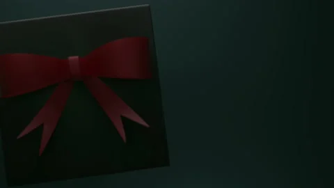 Gift box falling, Copyspace. Stock Footage 162716071