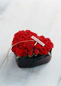 Gift Box flowers Foto stock