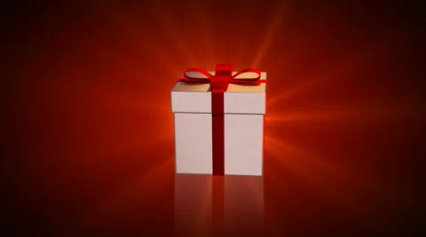 Gift Box Stock Footage 33044513