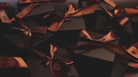 Gift box. Video stock 244054527