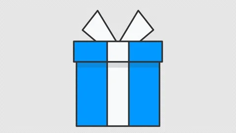 Gift box Vídeo Stock 342090346