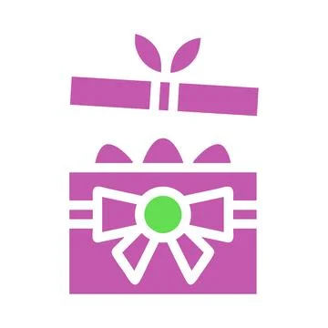 Gift Box Full of Easter Eggs, Celebration Theme Illustrazione stock