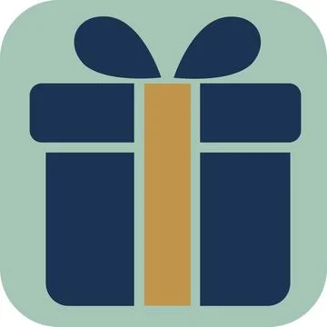 Gift box icon for customer reward Stock Illustration