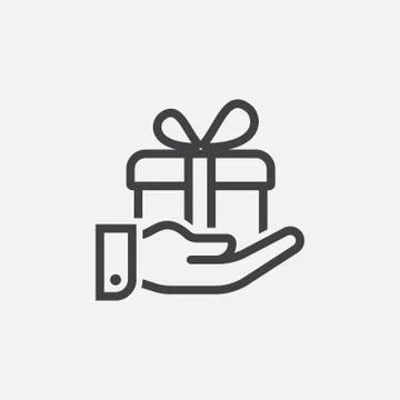 Gift box icon design Stock Illustration