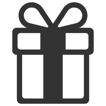 Gift Box icon design template. Trendy style gift box icons Stock Illustration