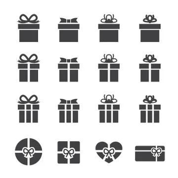 Gift box icon Stock Illustration