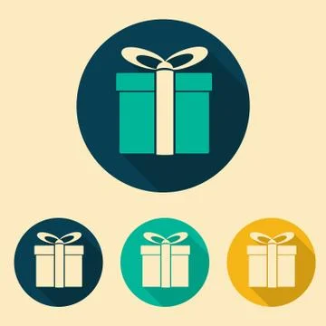 Gift box icon Stock Illustration