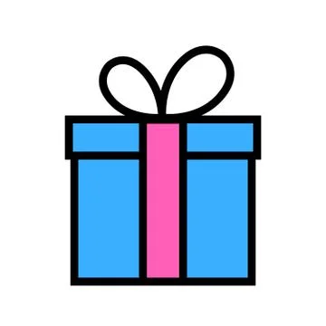 Gift box icon Stock Illustration