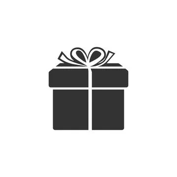 Gift box icon isolated. Flat design. Vector Illustration 스톡 일러스트