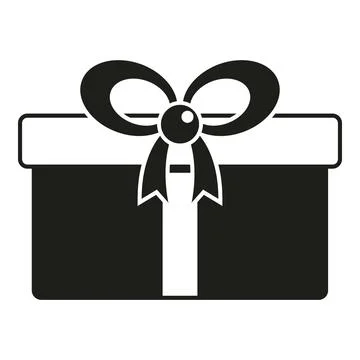 Gift box icon presenting celebration and surprise Stock Illustration