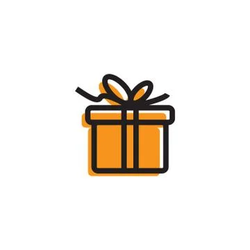Gift box icon template 库存插图