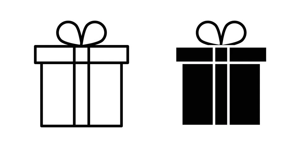 Gift box icon vector design illustrations Stock Illustration