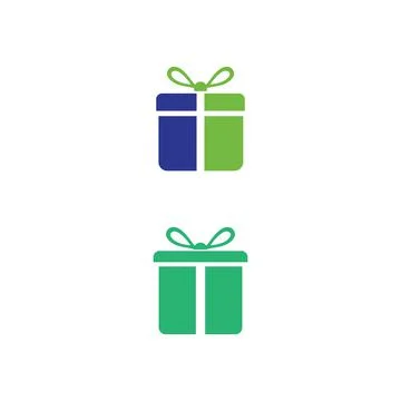 Gift Box Icon Vector Stock Illustration