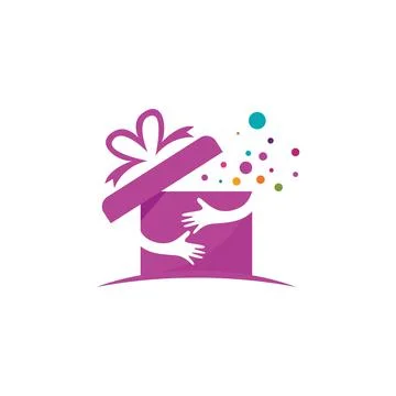 Gift Box Icon Vector Stock Illustration