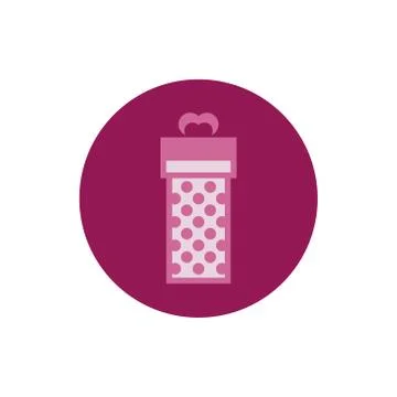 Gift Box icon, vector illustration Stock Illustration