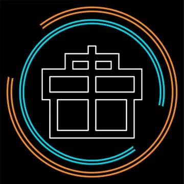 Gift box icon - vector present icon Ilustración de archivo