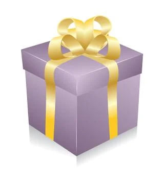 Gift box Ilustración de archivo