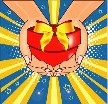 Gift box Stock Illustration