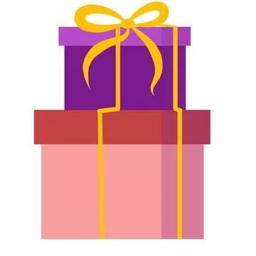 Gift box illustration Stock Illustration