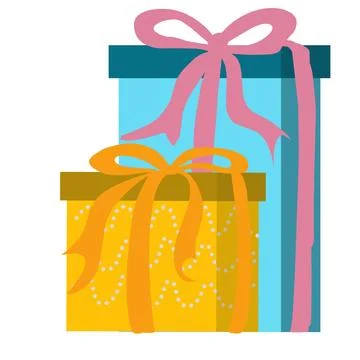 Gift box illustration Stock Illustration